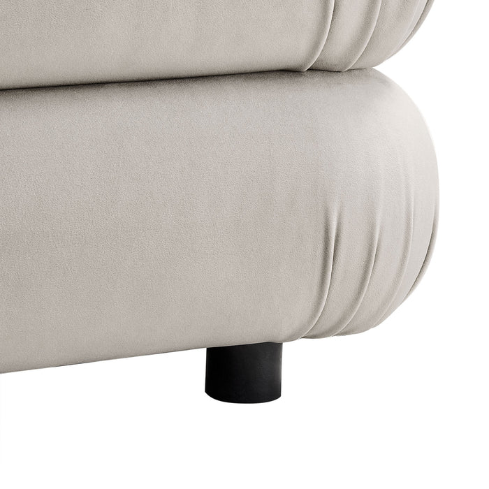 Modway Jubilee Modular Performance Velvet Ottoman Living Room Furniture - Installation View