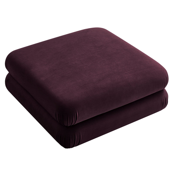 Modway Jubilee Modular Performance Velvet Ottoman Living Room Furniture - View 15