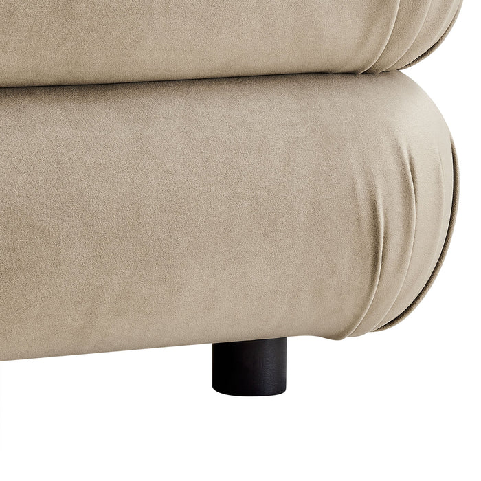 Modway Jubilee Modular Performance Velvet Ottoman Living Room Furniture - View 24