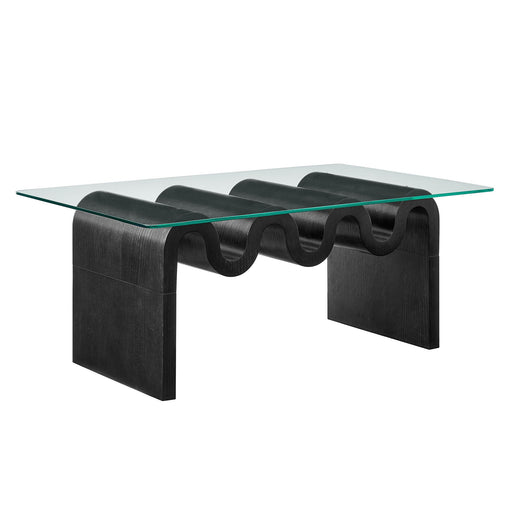 Modway Ondine Glass Top Coffee Table Living Room Furniture - View 37