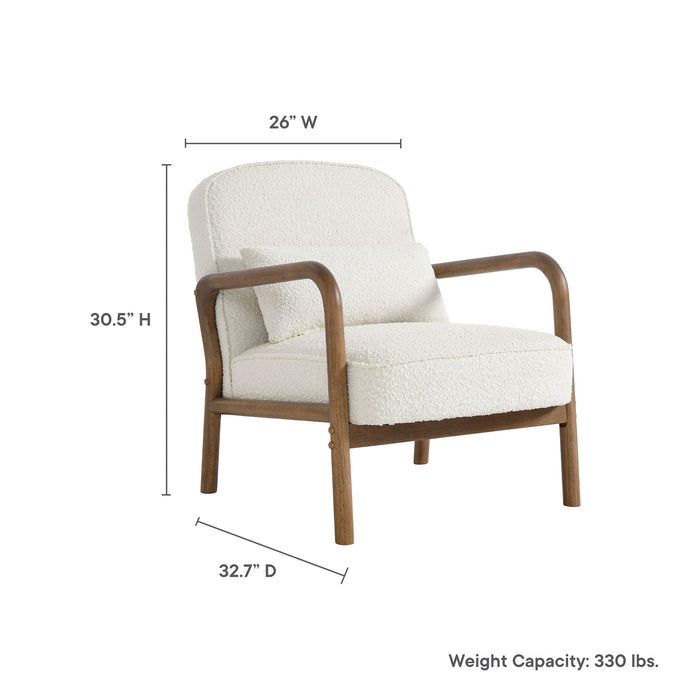 Charlie Boucle Upholstered Armchair