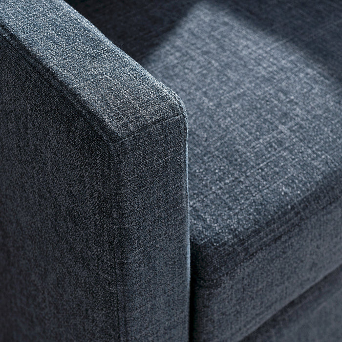 Serene Fabric Slipcovered Swivel Armchair