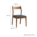 Modway Solara Dining Side Chairs Set of 2 in Black - Detail View