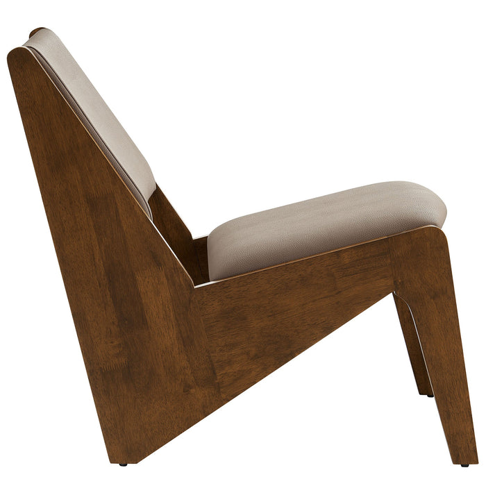 Modway Rylina Vegan Leather Accent Chairs Set of 2 Living Room Furniture - Dimensions