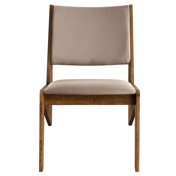 Modway Rylina Vegan Leather Accent Chairs Set of 2 Living Room Furniture - Installation View