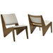 Modway Rylina Vegan Leather Accent Chairs Set of 2 Living Room Furniture - View 19