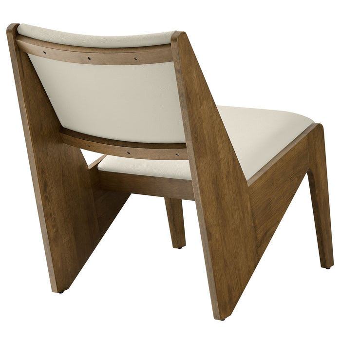Modway Rylina Vegan Leather Accent Chairs Set of 2 Living Room Furniture - View 16