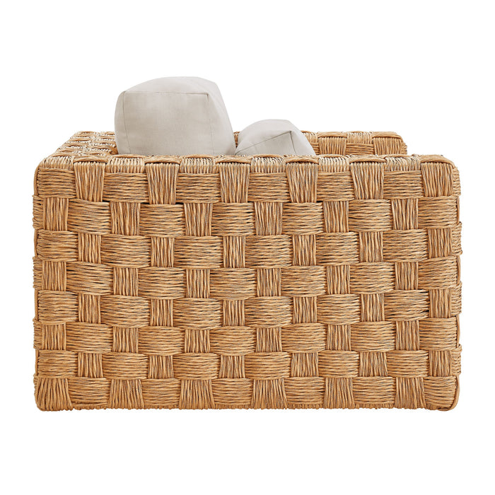 Modway Thames 4-Piece Outdoor Patio Wicker Rattan Furniture Set - View 10