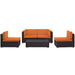 Camfora 5 Piece Outdoor Patio Sectional Set by Modway - angle view