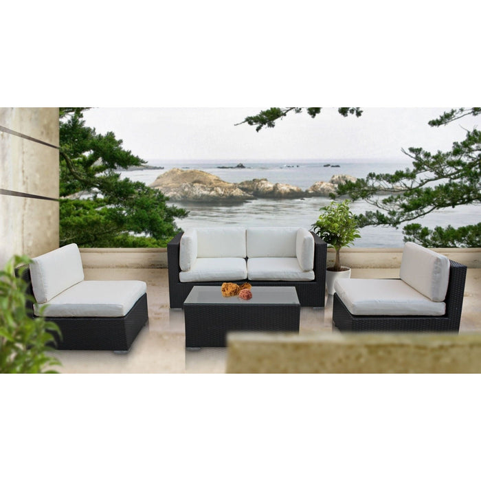 Camfora 5 Piece Outdoor Patio Sectional Set by Modway - lifestyle in-use