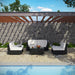 Camfora 5 Piece Outdoor Patio Sectional Set by Modway - feature highlight