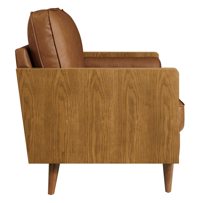 Kellan Vegan Leather Loveseat - accessory view