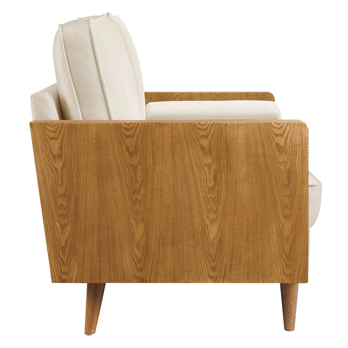 Kellan Performance Velvet Loveseat - accessory view