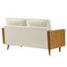 Kellan Performance Velvet Loveseat - installation view