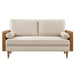 Kellan Performance Velvet Loveseat - specifications diagram