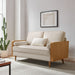 Kellan Performance Velvet Loveseat - alternate view