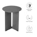Tecton Outdoor Patio Aluminum Side Table Charcoal