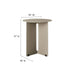 Tecton Outdoor Patio Aluminum Side Table Khaki