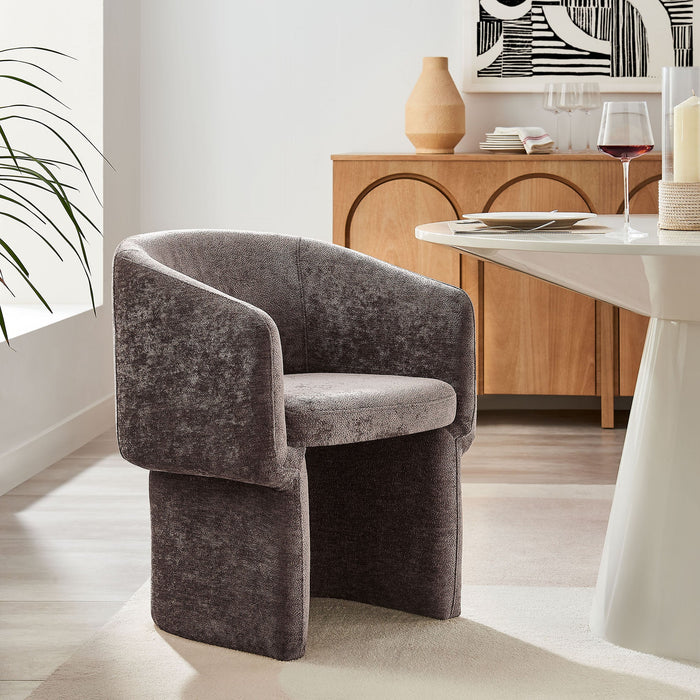 Verity  Chenille  Dining Armchair