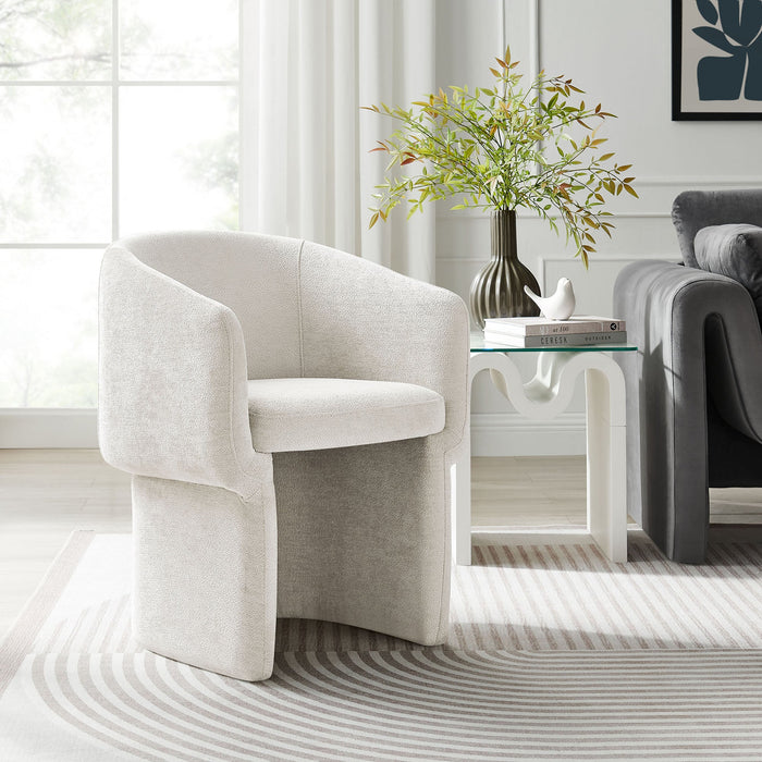 Verity  Chenille  Dining Armchair