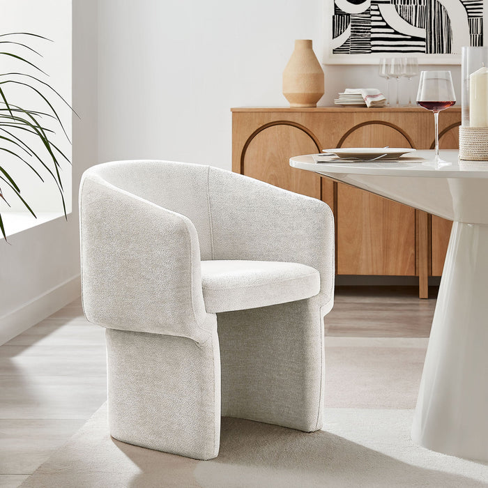 Verity  Chenille  Dining Armchair