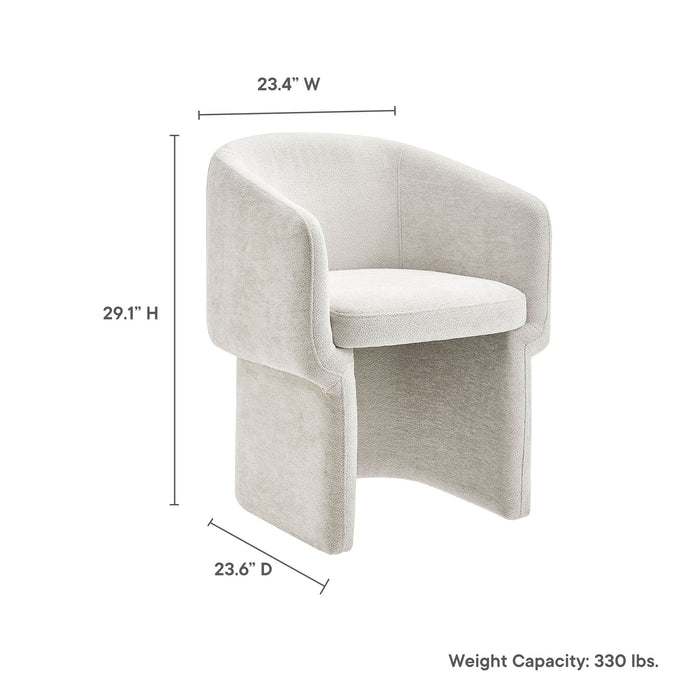 Verity  Chenille  Dining Armchair