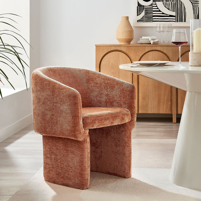 Verity  Chenille  Dining Armchair