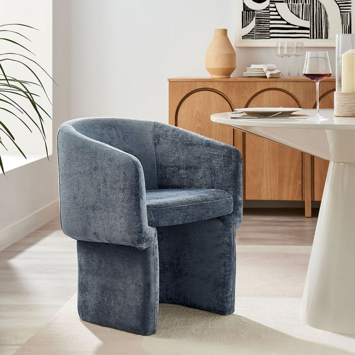 Verity  Chenille  Dining Armchair