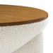Modway Tridome Round Boucle Upholstered Storage Coffee Table - Installation View