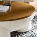 Modway Tridome Round Boucle Upholstered Storage Coffee Table - Lifestyle View