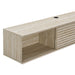 Modway Render 70" Faux Travertine Wall-Mount Media Console TV Stand Living Room Furniture - Installation View
