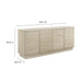 Modway Render 70" Faux Travertine Sideboard Cabinet TV Stand Storage Shelf in Brown - Detail View