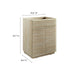 Modway Render 18" and 24" Bathroom Cabinets Basin Not Included Storage Shelf - View 94