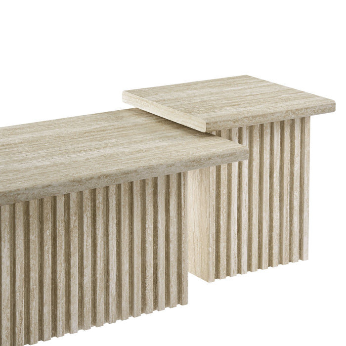Modway Render Nesting Coffee Tables Set of 2 Living Room Furniture - Features