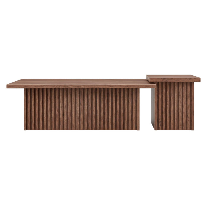 Modway Render Nesting Coffee Tables Set of 2 Living Room Furniture - View 13