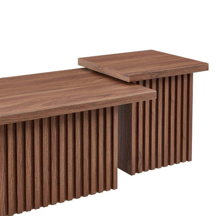 Modway Render Nesting Coffee Tables Set of 2 Living Room Furniture - View 14