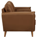 Revive Upholstered Vegan Leather Sofa Brown