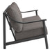Terrace 4-Piece Outdoor Patio Aluminum Furniture Set Carbon Graphite