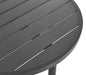 Terrace 35" Outdoor Patio Aluminum Round Coffee Table Graphite