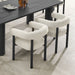 Nautica Outdoor Patio Aluminum Dining Armchairs Set of 2 Ivory Graphite