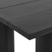 Nautica Outdoor Patio 87" Rectangular Aluminum Dining Table Graphite