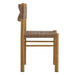 Parkland Outdoor Patio Rattan and Aluminum Dining Side Chairs Set of 2 Natural