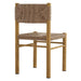 Parkland Outdoor Patio Rattan and Aluminum Dining Side Chairs Set of 2 Natural