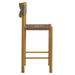 Parkland Outdoor Patio Rattan and Aluminum Counter Stools Set of 2 Natural