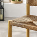 Parkland Outdoor Patio Rattan and Aluminum Counter Stools Set of 2 Natural