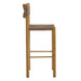 Parkland Outdoor Patio Rattan and Aluminum Bar Stools Set of 2 Natural