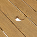 Parkland 76" Outdoor Patio Aluminum Dining Table Natural
