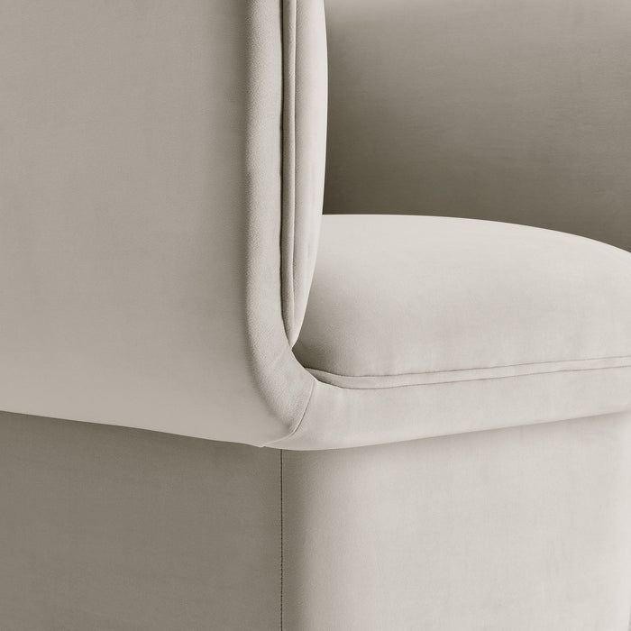 Modway Tate Performance Velvet Accent Chair Living Room Furniture - Installation View
