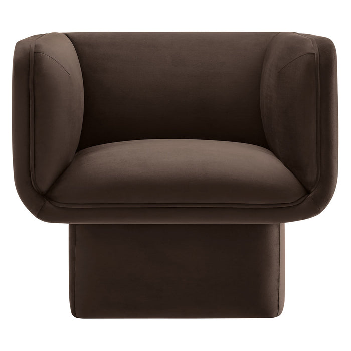 Modway Tate Performance Velvet Accent Chair Living Room Furniture - View 15