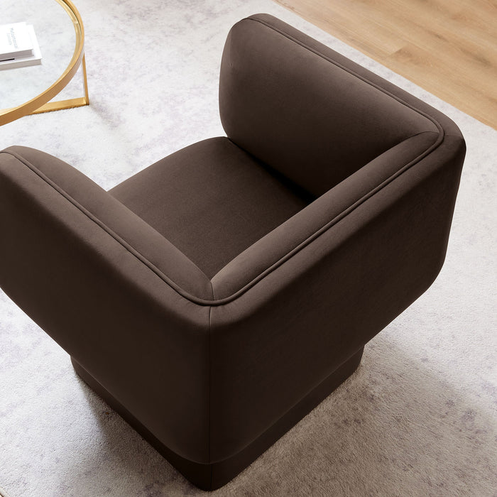 Modway Tate Performance Velvet Accent Chair Living Room Furniture - View 12